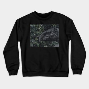 Malayan tapir art Crewneck Sweatshirt